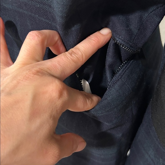 $255 1.STATE Women's Blue Wild One Panel Plaid One-Button Jacket Blazer Size 6 - Picture 6 of 15